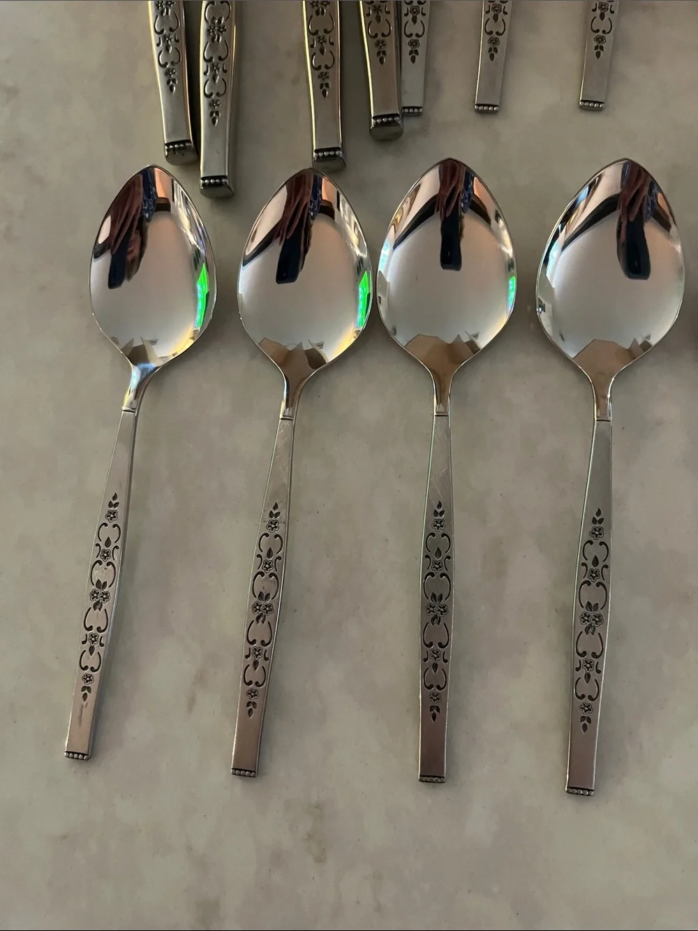 VTG Oneida Wm. Roger’s Premier Stainless steel Flatware Set 26 Pc new old stock